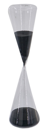 [SE3070] TRIANGULAR HOUR GLASS WITH BLACK SAND