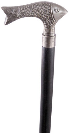 [TK1127] PEWTER WALKING STICK