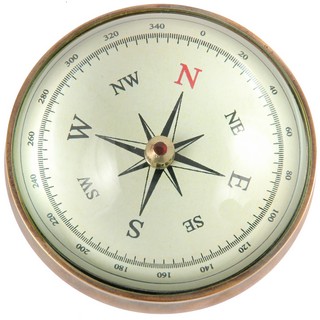 [TK1235] BRASS COMPASS