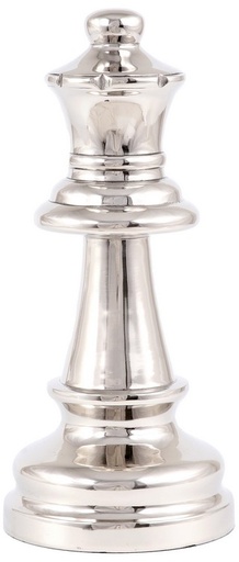 [TK1236] ALUMINIUM QUEEN CHESS PLAYER