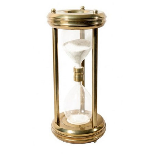 [TK1300] ANTIQUE ALUMINIUM SAND TIMER