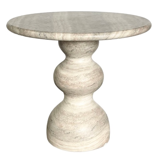 [TP7004] TRAVERTINE BISTRO DINING TABLE - BLUE