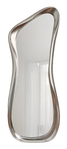 [TS7007] VINTAGE SILVER ABSTRACT MIRROR