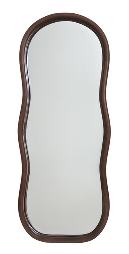 [TS7013] WALNUT ABSTRACT MIRROR
