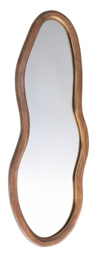 [UH5011] SQUIGGLE MIRROR - WALNUT