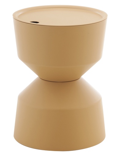 [UR6013] OUTDOOR ICE BUCKET SIDE TABLE - SAND
