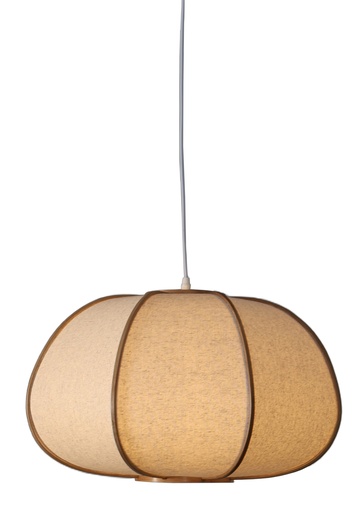 [YL2038] BAMBOO & LINEN PENDANT  - NATURAL