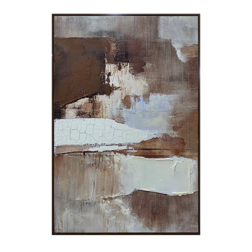 [YR9018] FRAMED CANVAS  
80% HANDPAINTING
