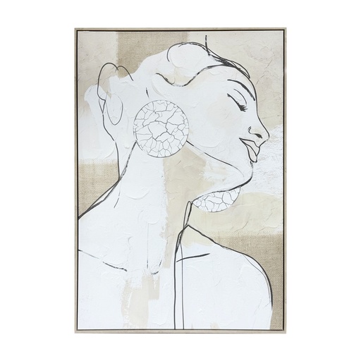 [YR9024] FRAMED CANVAS  
80% HANDPAINTING