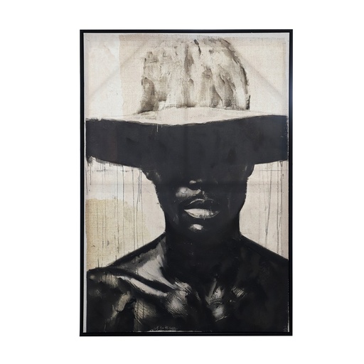 [YR9025] FRAMED CANVAS 100% HANDPAINTING
