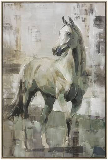 [YR9038] FRAMED CANVAS  
80% HANDPAINTING