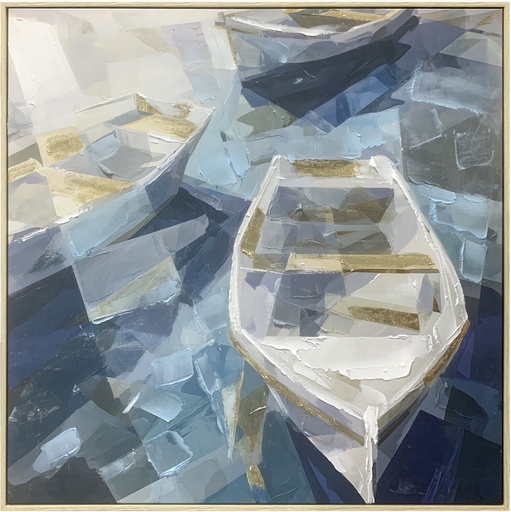 [YR9045] FRAMED CANVAS  
80% HANDPAINTING
