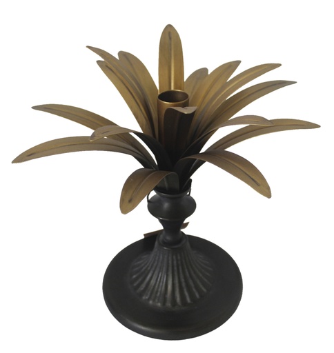 [GF1245] PALM CANDLE HOLDER