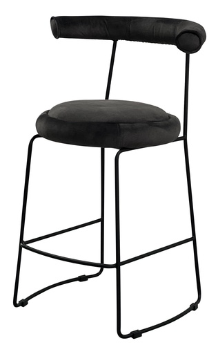 [QL1017] BERET BARSTOOL (SEAT HEIGHT 650MM) - MACAU BLACK