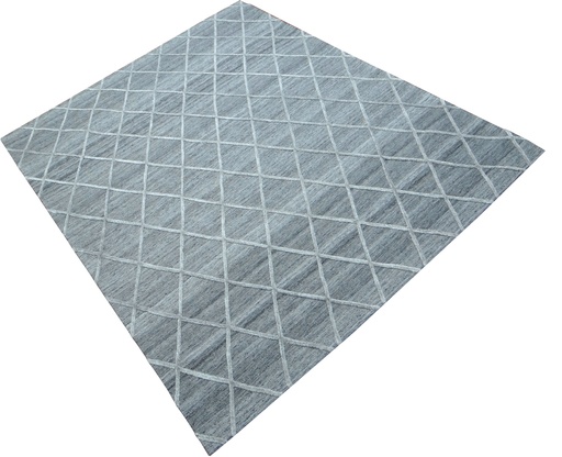 [VJ6014] MEDINA TUFTED RUG - WOOL/VISCOSE - WOOL/VISCOSE - GREY